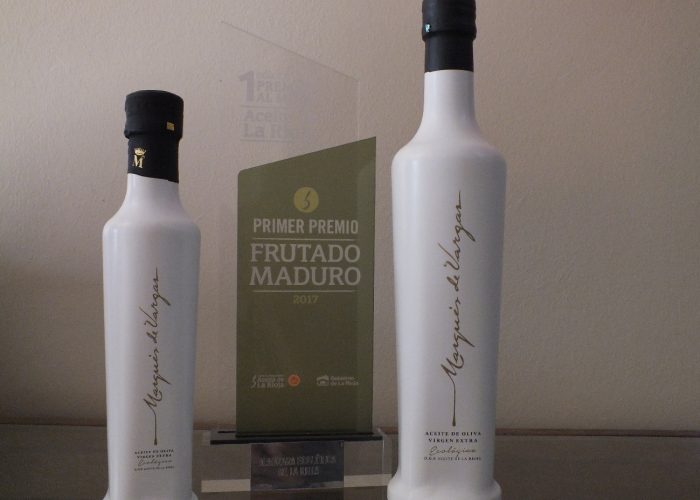 AOVE Marqués de Vargas obtiene el Primer Premio al mejor aceite de La Rioja 2017