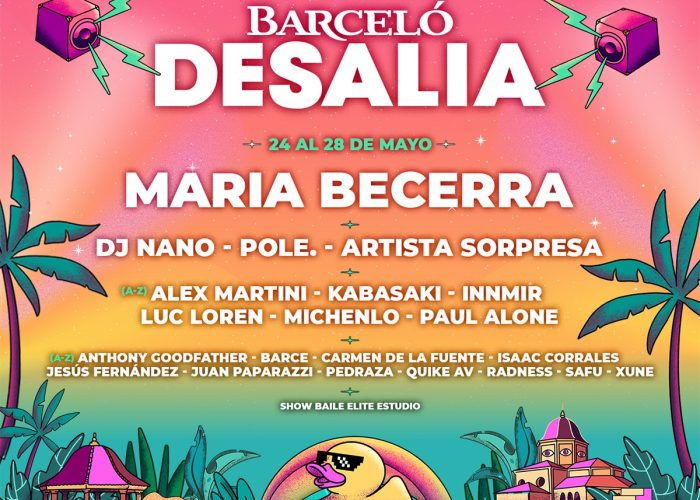 María Becerra, DJ Nano y Pole llegan dispuestos a revolucionar Desalia 2023