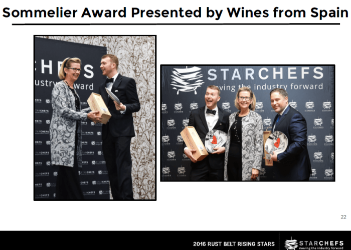 Conde de San Cristóbal presente en los premios estadounidenses al mejor Sommelier