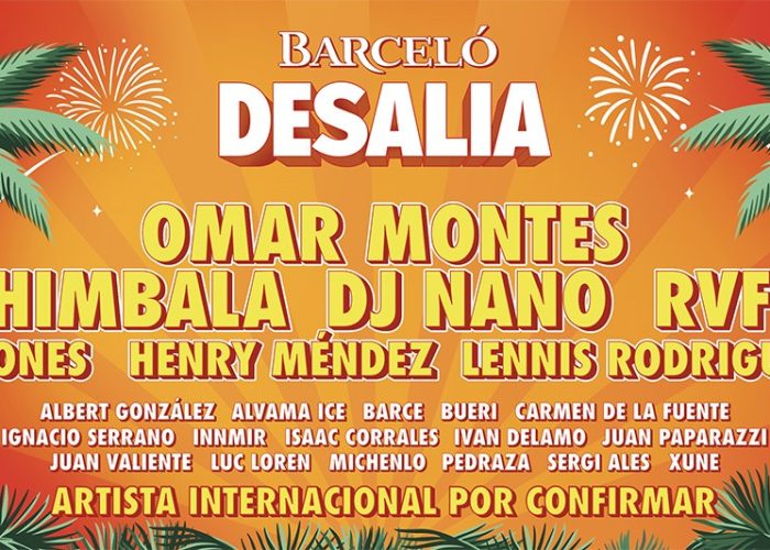 Omar Montes, RVFV y Chimbala encabezan el mayor cartel de la historia de Desalia